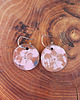 kolczyki ceramiczne Kolczyki Ceramiczne Hortensja Ręcznie Wykonane, Odbite kwiaty, Elegancja 1