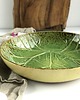 miski i misy Misa ceramiczna zielona miska Liść 2