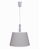 lampy do pokoju dziecka Lampa wisząca szara z białą lamówką 1