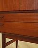 komody Highboard tekowy, duński design, lata 60, produkcja: Dania 9