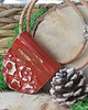 naszyjniki - inne Naszyjnik z korka z ceramicznym wisiorkiem ROJO 1