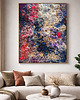 obrazy Ręcznie malowany autorski obraz strukturalny 3D płaskorzeźba XXL 4