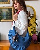 torby na ramię Torebka Rogalik jeansowa 3
