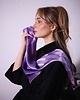 apaszki Apaszka jedwabna Opus Violet, ręcznie rolowana 1