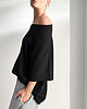 t-shirt damskie Czarna bluzka raglan 3
