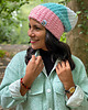 czapki damskie Czapka Handmade Neverland Pudry 1