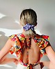 gumki do włosów Gumka jedwabna, scrunchie, frotka słodka lawenda MAXI 3