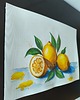 grafiki i ilustracje Obraz cytryny lato słońce akwarela Lemoniada 30x41 oprawiony 4