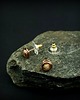 kolczyki wire wrapping Kolczyki sztyfty z cytrynem 5