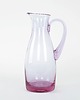 czajniki i dzbanki Dzbanek szklany różowy, włoski design, lata 70, produkcja: Włochy 3