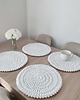 podkładki do kuchni Komplet szydełkowych podkładek pod talerze 4szt-38cm 1