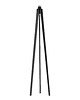 lampy podłogowe Drewniana lampa stojąca w stylu glamour do salonu CURACAO MIRROR 4