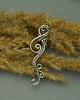 nausznice Nausznica  ażurowa na prawe ucho wire wrapping 2