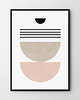 plakaty Pastelowa geometria - zestaw plakatów 2