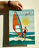 plakaty Plakat Fine Art giclee kolaż CALIFORNIA GIRL 3