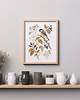 plakaty PLAKAT sikorka, vintage ilustracja botaniczna, jesienna dekoracja 5