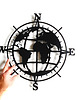 Ozdoby na ścianę Dekoracja 3D Kompas/ Róża Wiatrów GLOBE 5