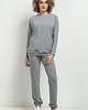 spodnie dresowe damskie Spodnie dresowe w typie jogger, MMM38, czarne 7