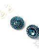 kolczyki swarovski Bermuda blue,kolczyki z kryształami Swarovskiego 4