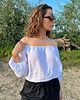 topy damskie Simple lniana bluzeczka 2