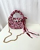 torebki mini Torebka Cherry z naturalnymi kamieniami i kokardką 3