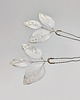 Biżuteria ślubna Komplet ślubny Dip Art "Nieważkość" choker, kolczyki i wsuwki 3
