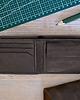 portfele męskie Brązowy Minimalistyczny Portfel Męski Slim Wallet Skóra Licowa SH-3165 2