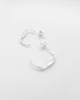 kolczyki srebrne WAVES Semicircle mini / silver earrings 3