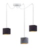 lampy wiszące Nowoczesna lampa wisząca typu pająk KANO GOLD D3 6