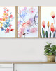 obrazy Akwarela Kwiaty Tulipany oryginalny obraz A5 21x15 cm 1