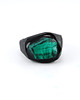 pierścionek z żywicy Pierścień z malachitem 1