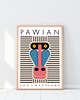 plakaty Plakat Pawian, Zoo Warszawa 1