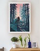 plakaty Plakat rowerowy MTB - Ekstremalne kolarstwo górskie Enduro 1