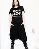 spodnie męskie Czarne wygodne spodnie baggy  unisex KAZE Winter 7