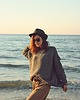 swetry damskie  Szary sweter oversize handmade z wełną 2
