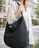 torby na ramię Duża  boho torba czarna XXL na ramię 3