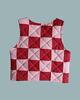 kamizelki damskie Pikowana kamizelka patchwork szachownica - roz. M 2