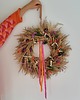 wianki Wianek jesienny z traw - naturalny PINK&ORANGE 1