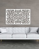 inne DEKORACYJNY PANEL AŻUROWY, ORNAMENT KWIATOWY, DEKORACJA ŚCIENNA 3D, 73 x 120  1