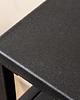 biurka Konsola toaletka minimalistyczna Dura czarna metalowa 100cm 3