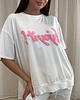 t-shirt damskie Bluzka Enjoy It Bianco 1