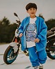 t-shirty dla chłopców T-shirt oversize Blue Teddy 6