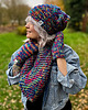 czapki damskie Czapka nieugniatająca włosów THIS IS IT MERINO 50% ,,Pokojowe granaty" 6