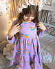 sukienki dla dziewczynki Sukienka  Fioletowa Wiosna 3