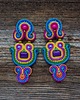 kolczyki soutache Duże i kolorowe kolczyki sutasz 6