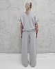 komplety damskie Chiara oversizowy komplet bezrękawnik i spodnie wide leg Glacier gray 1