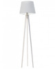lampy podłogowe Drewniana lampa stojąca na trójnogu do salonu CURACAO 2