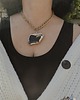 wisiory SEN WULKANÓW - amulet z obsydianem 1