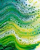 obrazy JOY III 60x90  Kobieta Ręcznie malowany złoto i zieleń nowoczesna abstrakcja 7