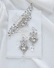 Ślubne ozdoby do włosów Kryształowy grzebień ślubny - silver sparkle 2